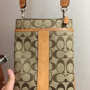 Coach crossbody Tan Bag